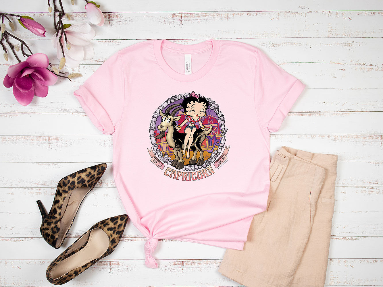 Capricorn - Betty Boop Zodiac Tee