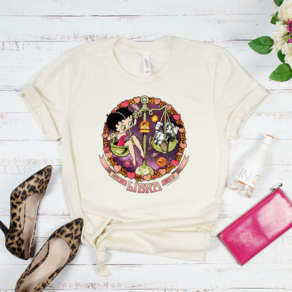 Libra - Betty Boop Zodiac Tee