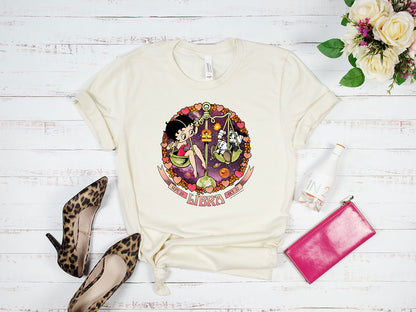 Libra - Betty Boop Zodiac Tee