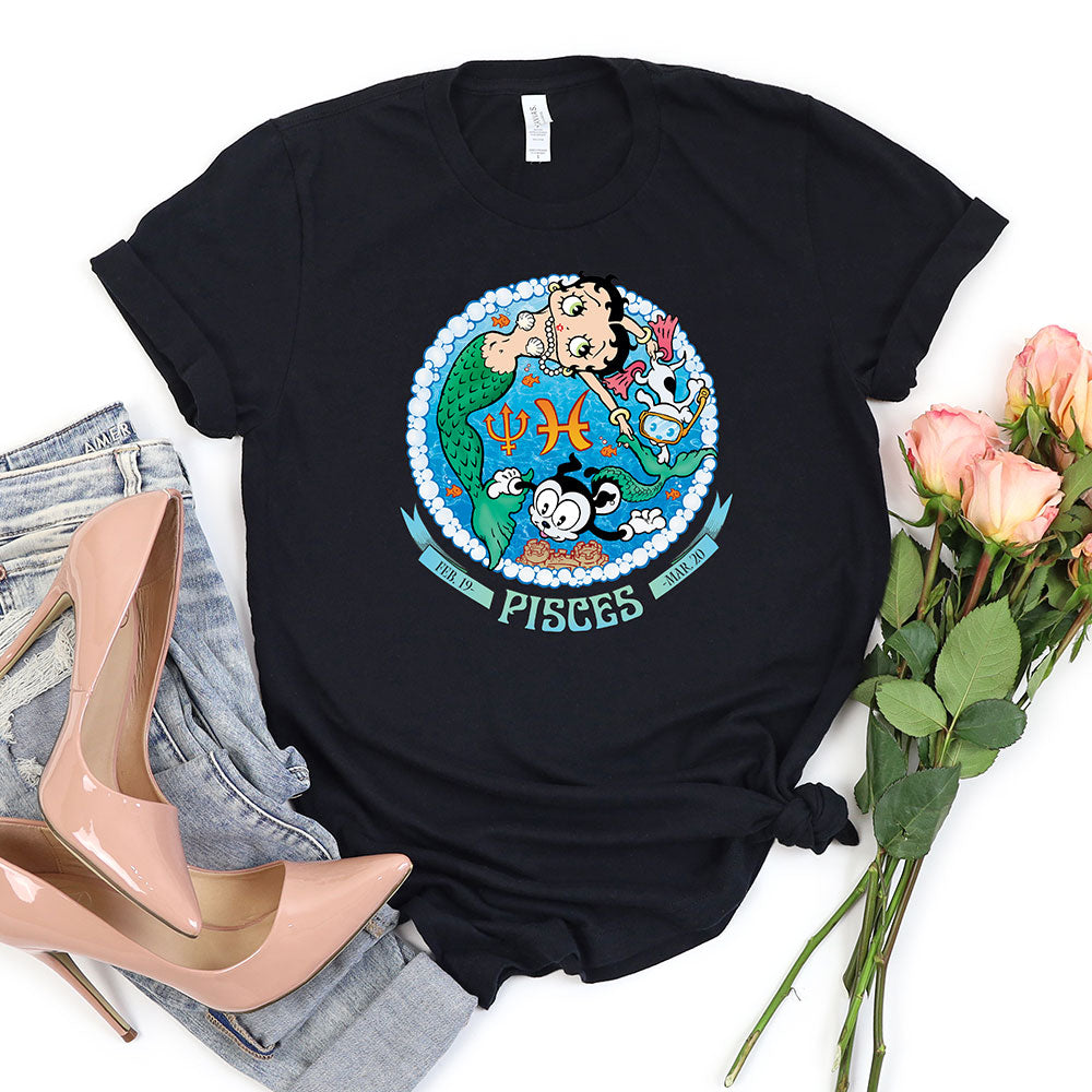 Pisces - Betty Boop Zodiac Tee