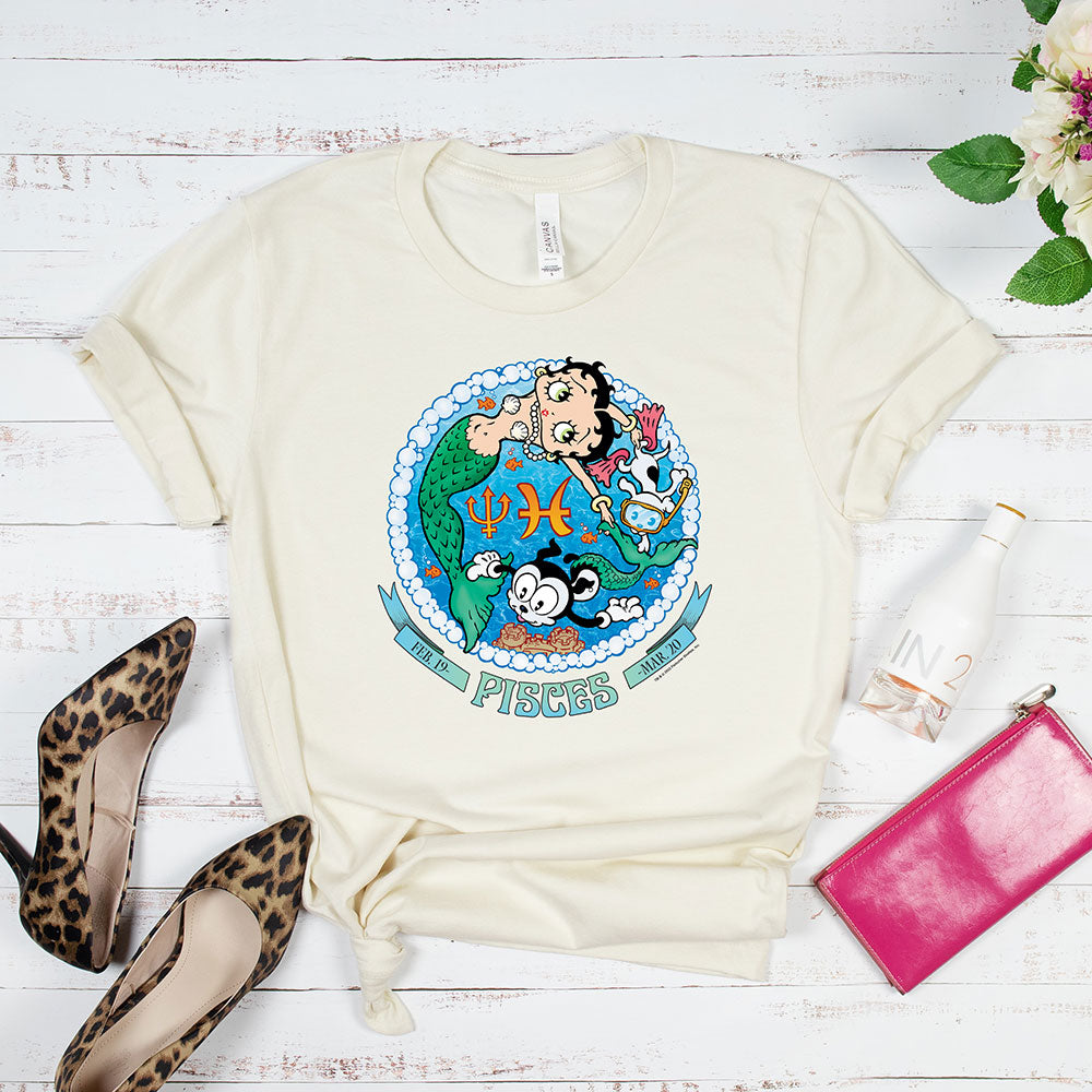 Pisces - Betty Boop Zodiac Tee