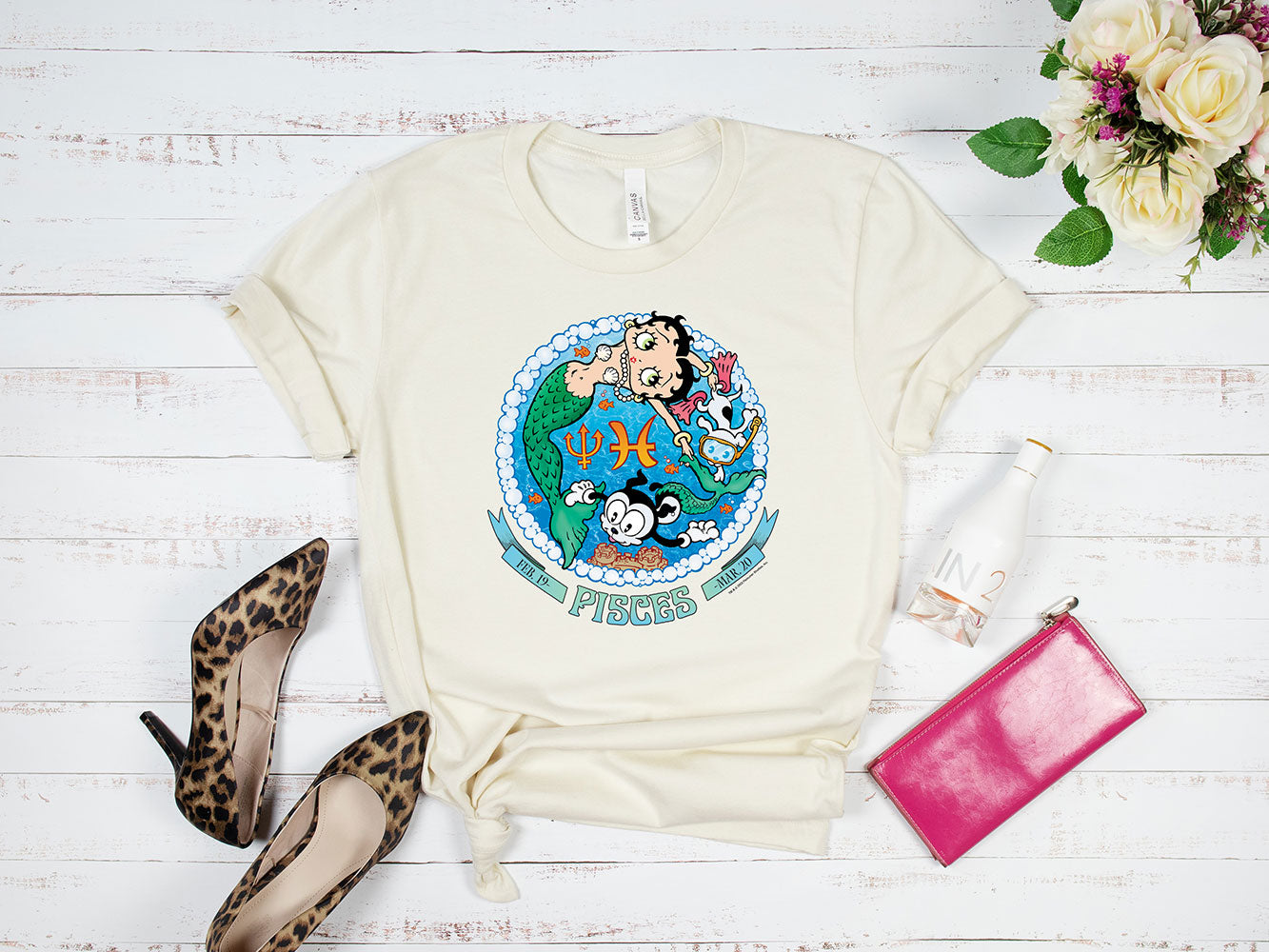 Pisces - Betty Boop Zodiac Tee