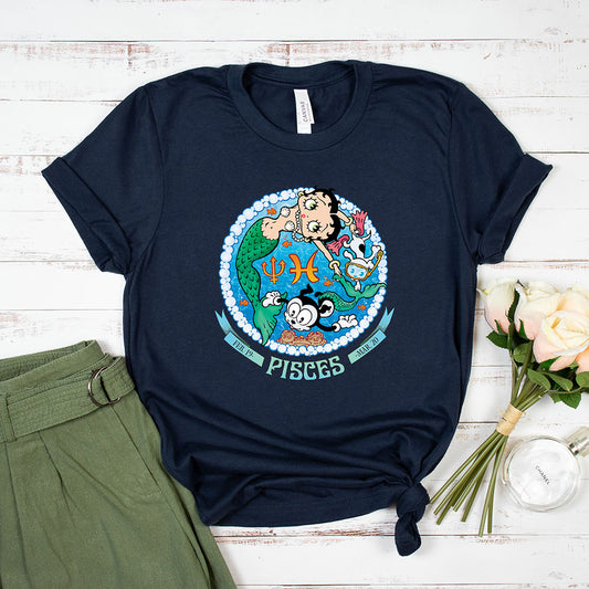 Pisces - Betty Boop Zodiac Tee