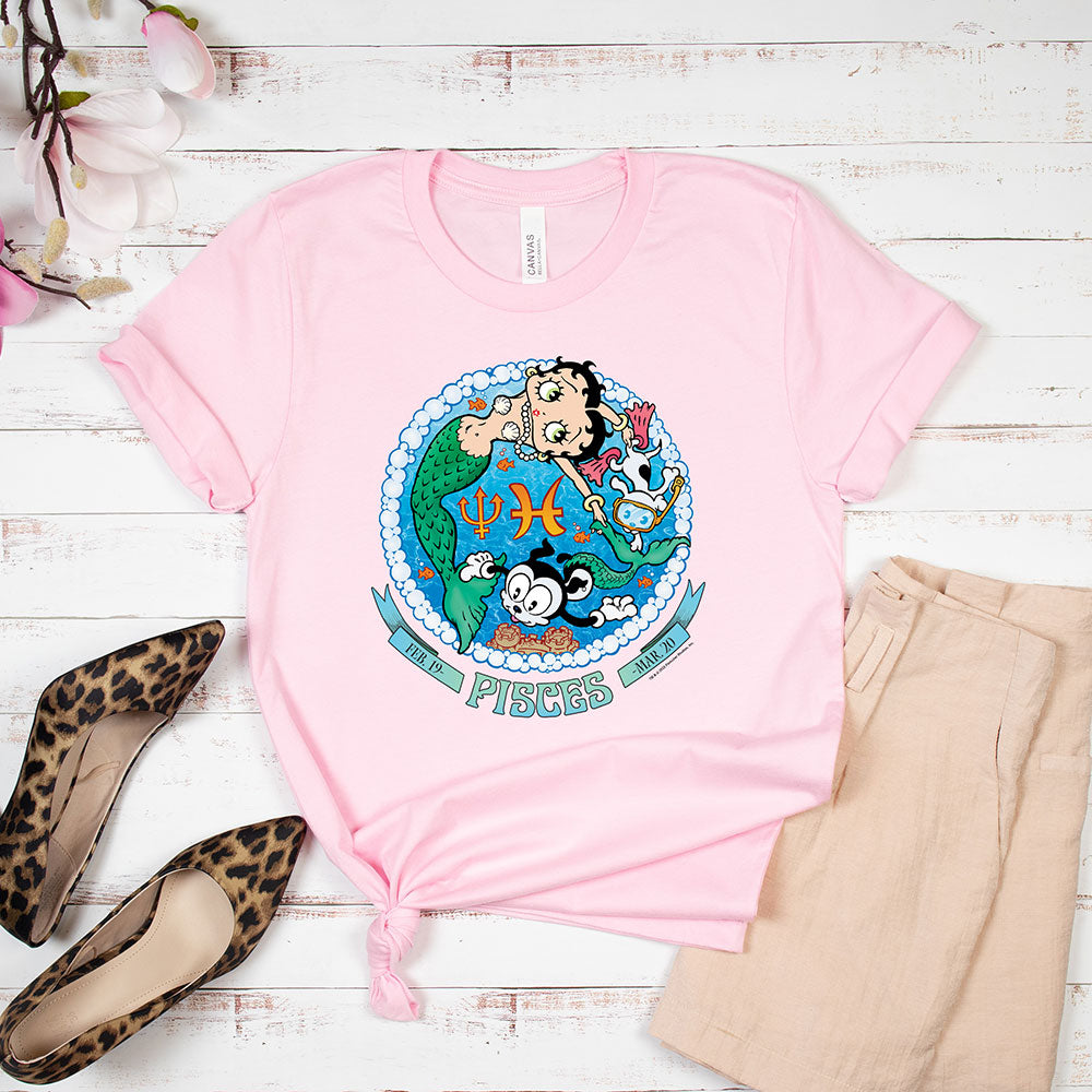 Pisces - Betty Boop Zodiac Tee