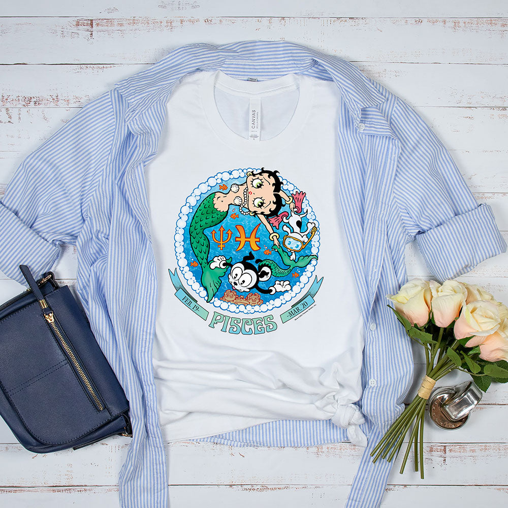 Pisces - Betty Boop Zodiac Tee