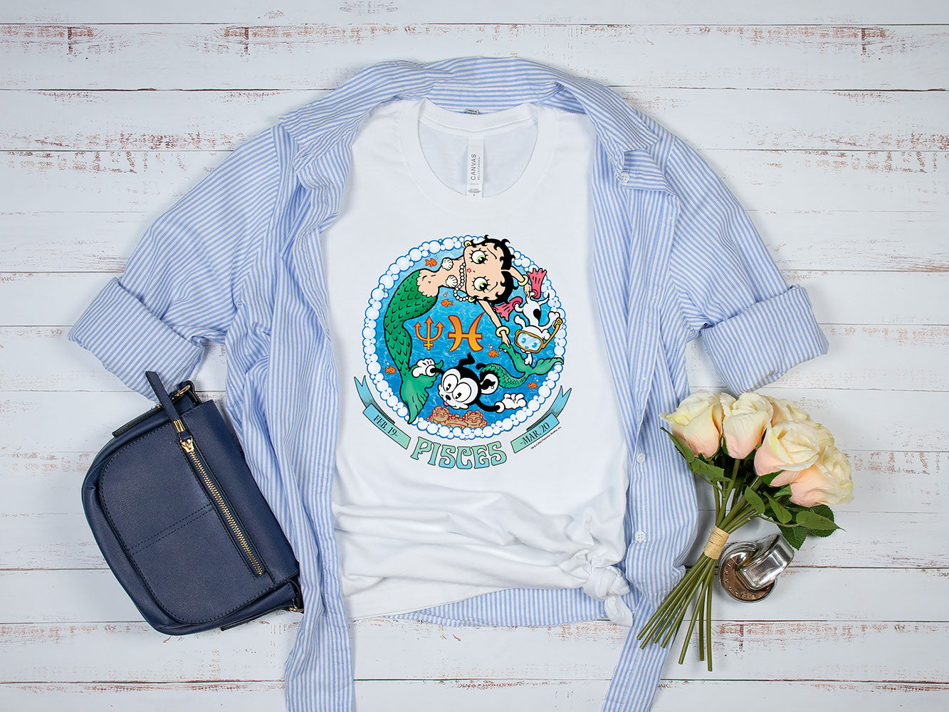 Pisces - Betty Boop Zodiac Tee