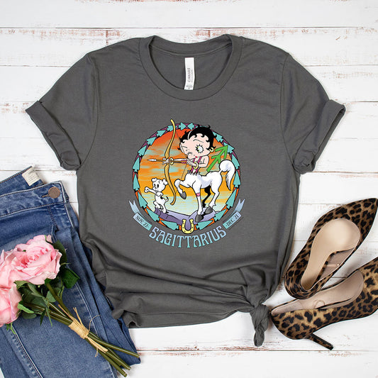 Sagittarius - Betty Boop Zodiac Tee