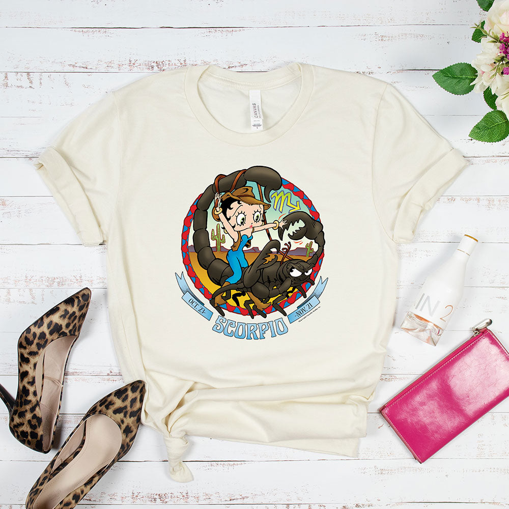 Scorpio - Betty Boop Zodiac Tee