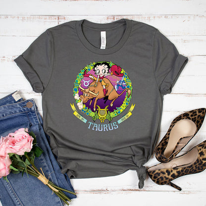 Taurus - Betty Boop Zodiac Tee