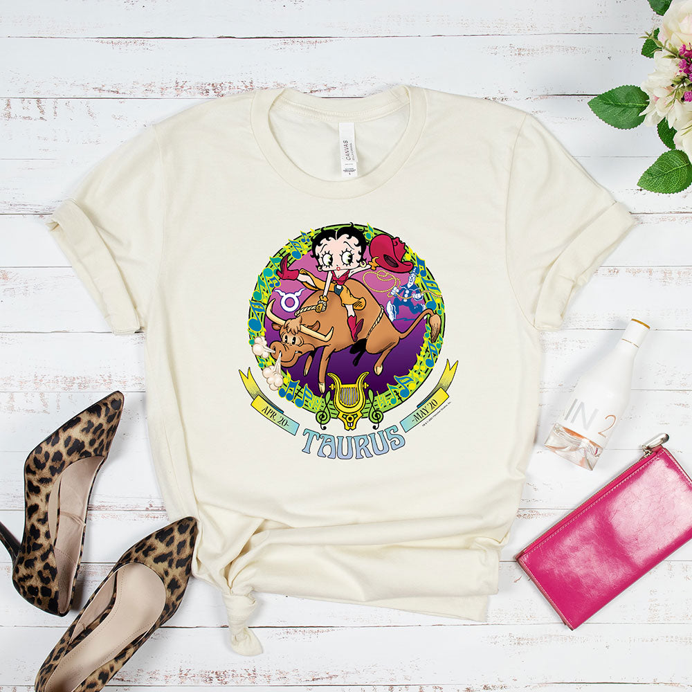 Taurus - Betty Boop Zodiac Tee