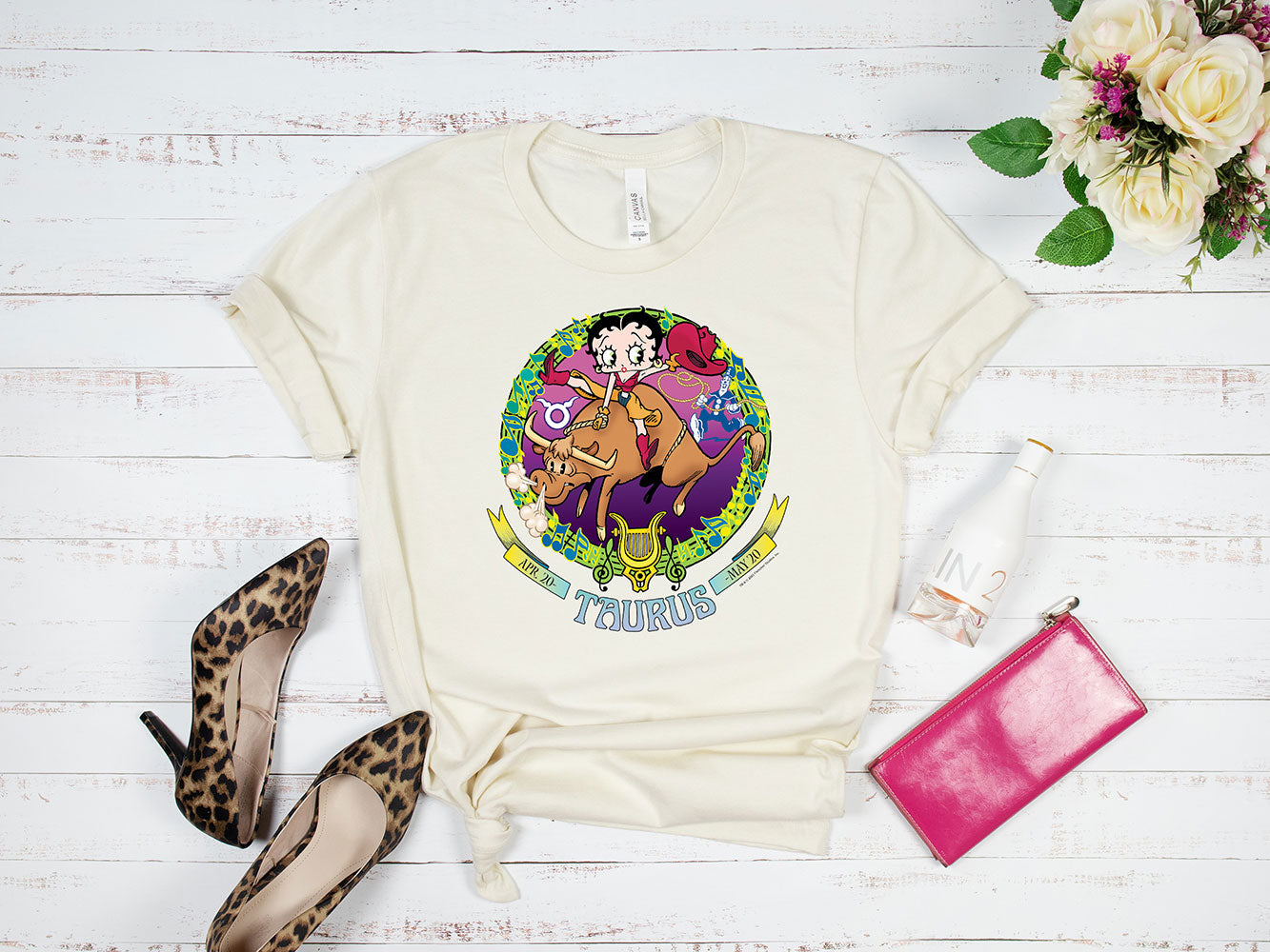 Taurus - Betty Boop Zodiac Tee