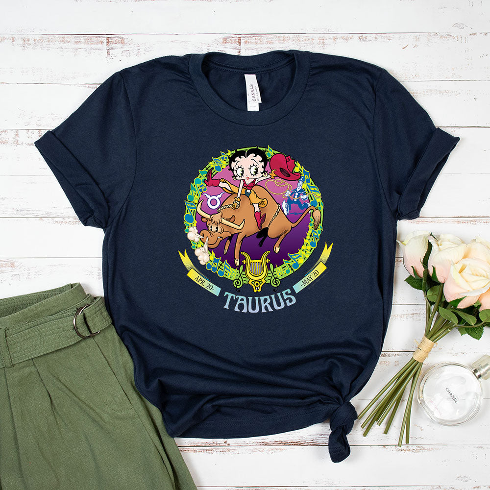 Taurus - Betty Boop Zodiac Tee