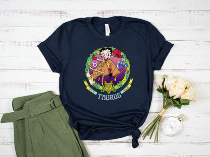 Taurus - Betty Boop Zodiac Tee