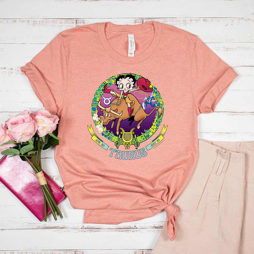 Taurus - Betty Boop Zodiac Tee