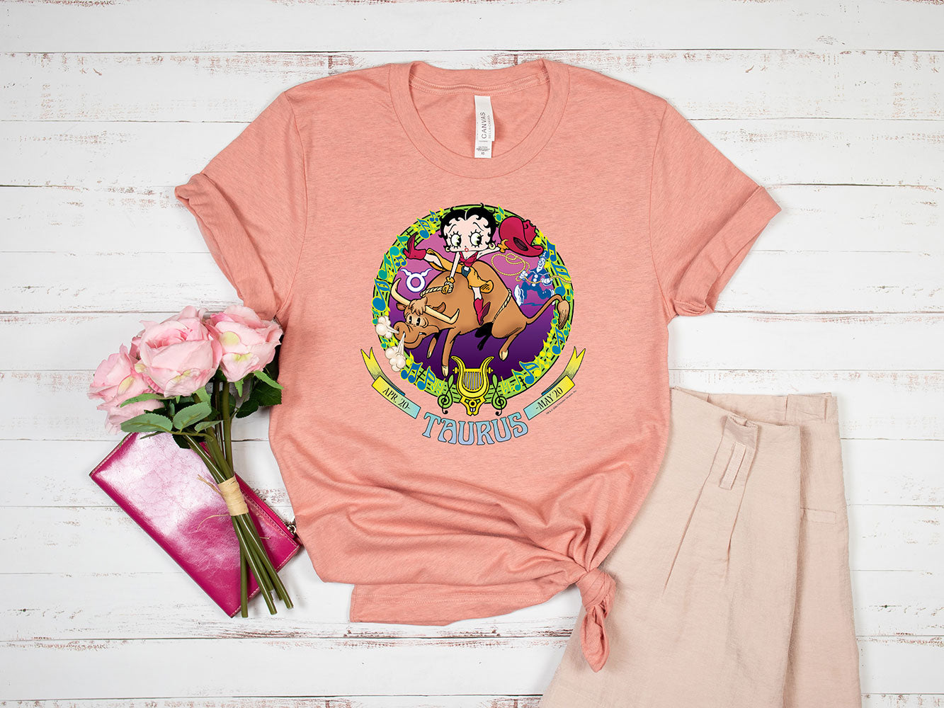 Taurus - Betty Boop Zodiac Tee