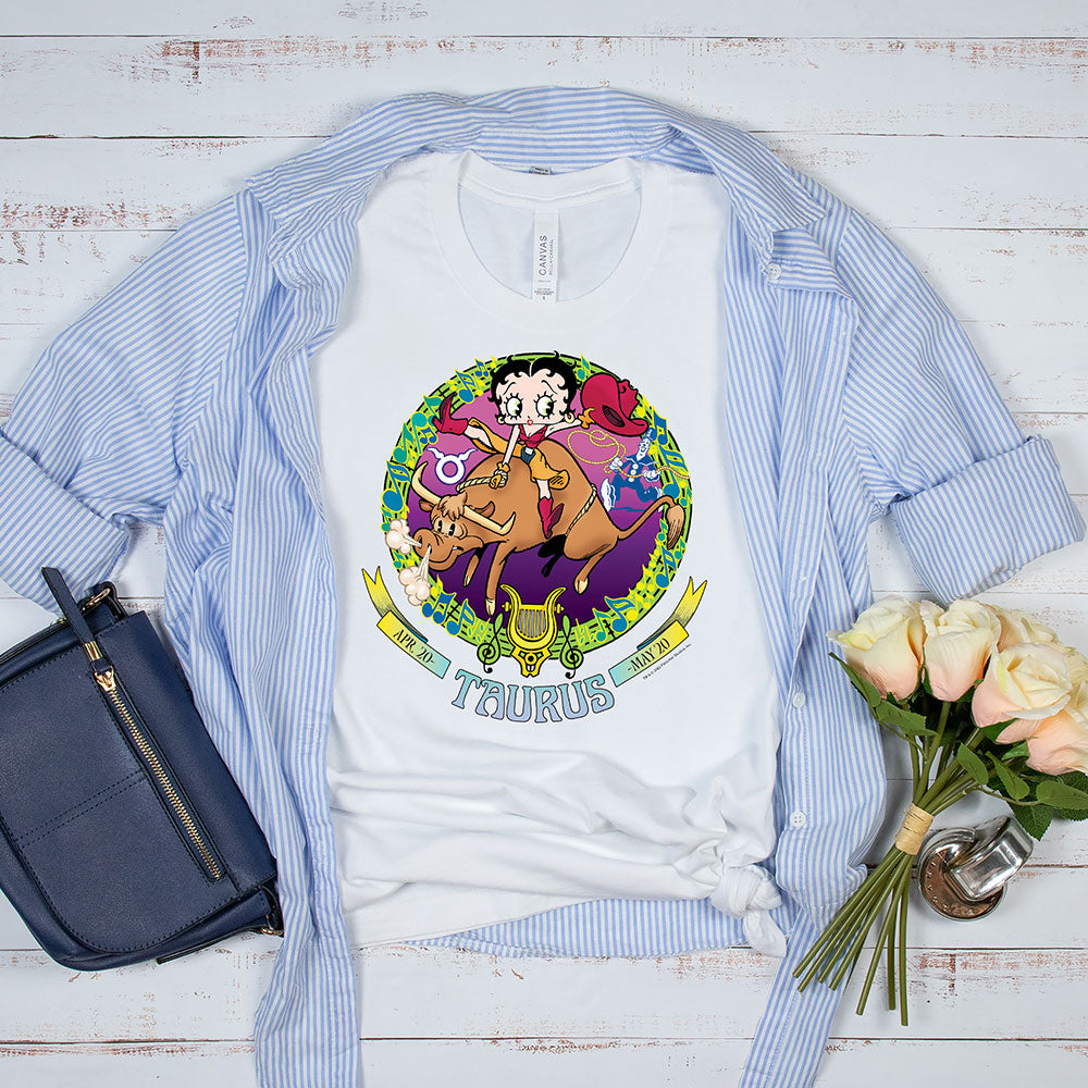 Taurus - Betty Boop Zodiac Tee