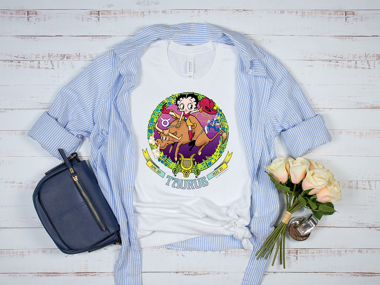 Taurus - Betty Boop Zodiac Tee