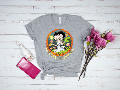 Virgo - Betty Boop Zodiac Tee