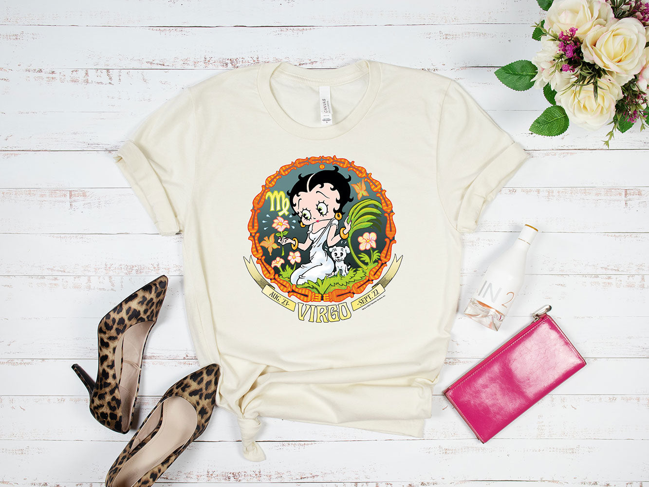 Virgo - Betty Boop Zodiac Tee