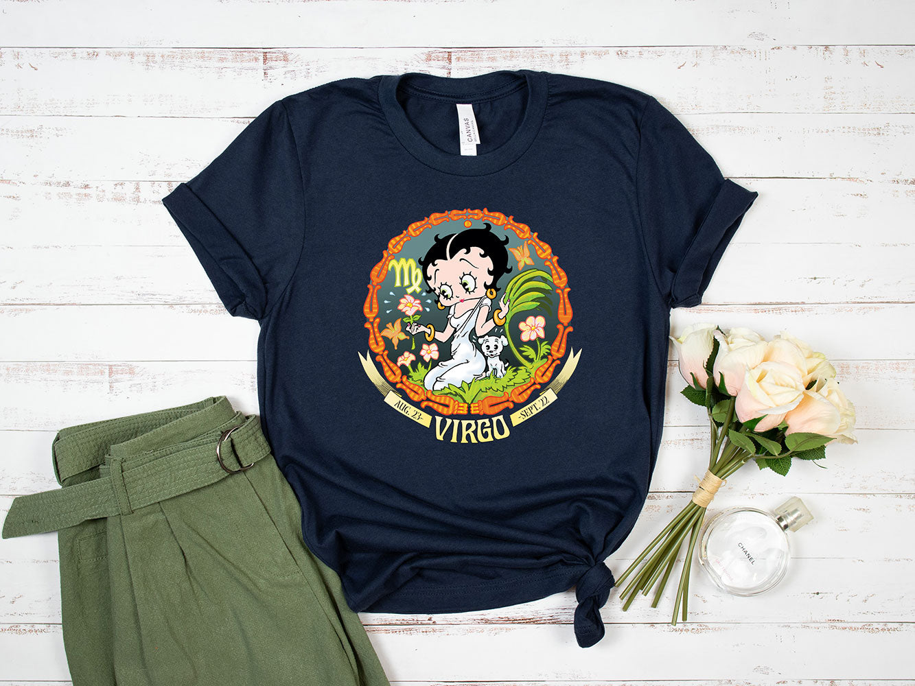 Virgo - Betty Boop Zodiac Tee