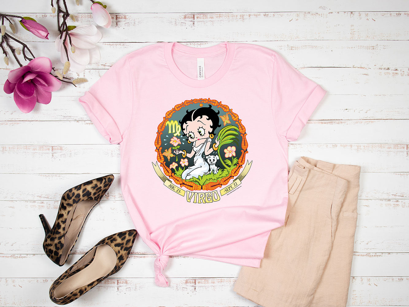 Virgo - Betty Boop Zodiac Tee