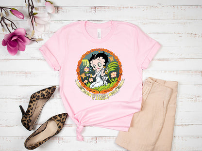 Virgo - Betty Boop Zodiac Tee