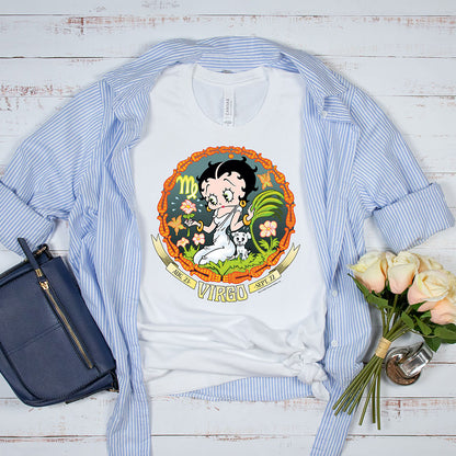 Virgo - Betty Boop Zodiac Tee