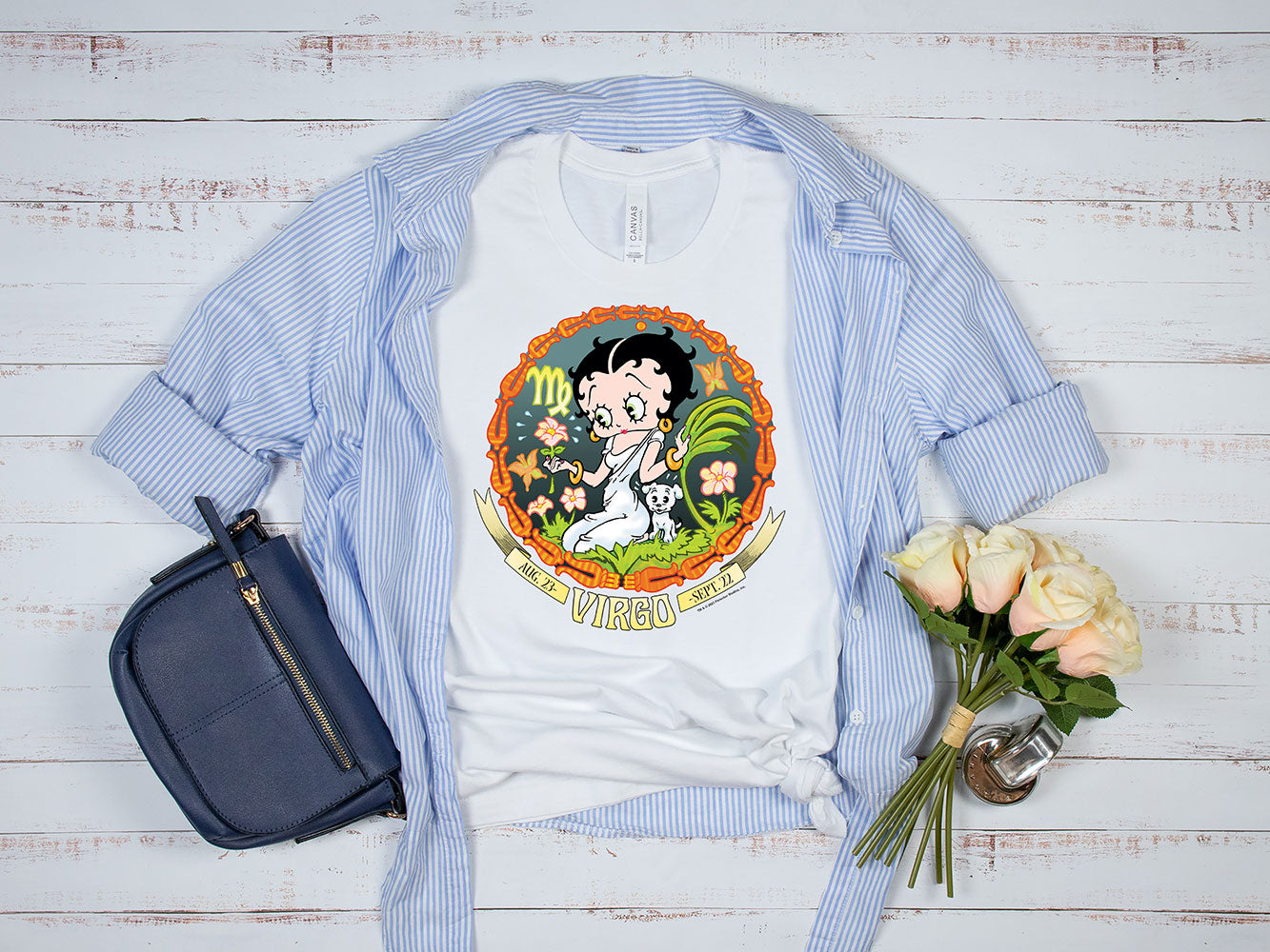 Virgo - Betty Boop Zodiac Tee