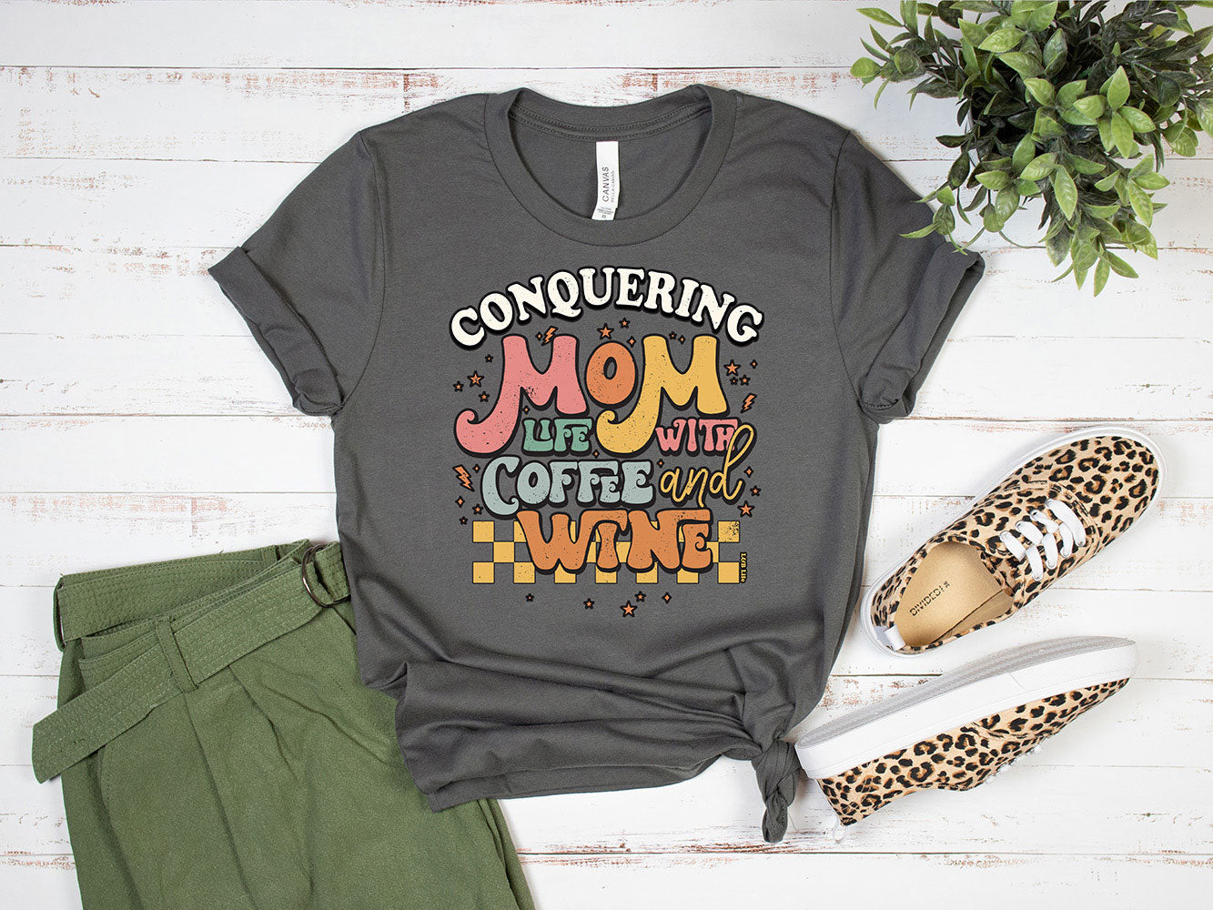 Conquering Mom Life Tee