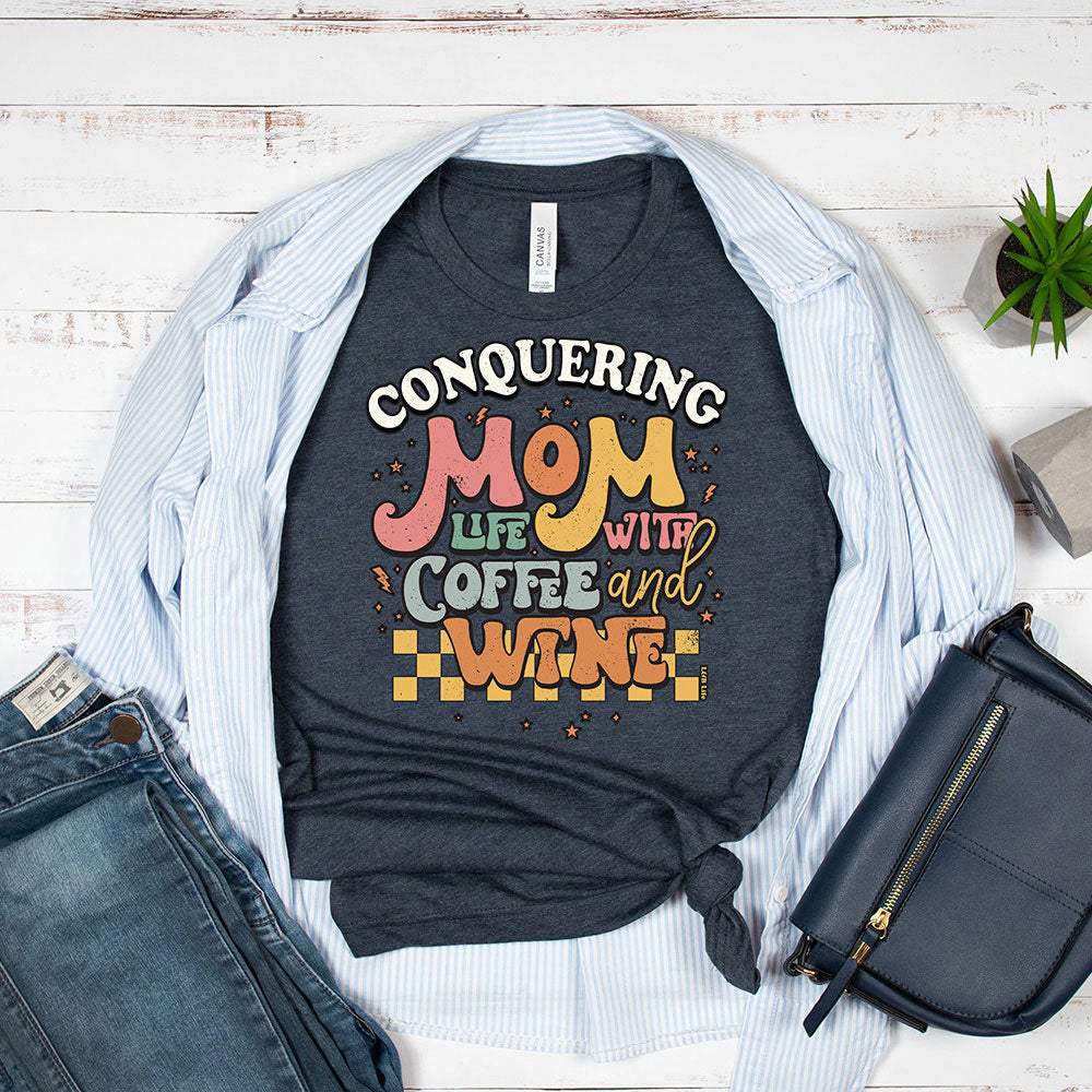 Conquering Mom Life Tee