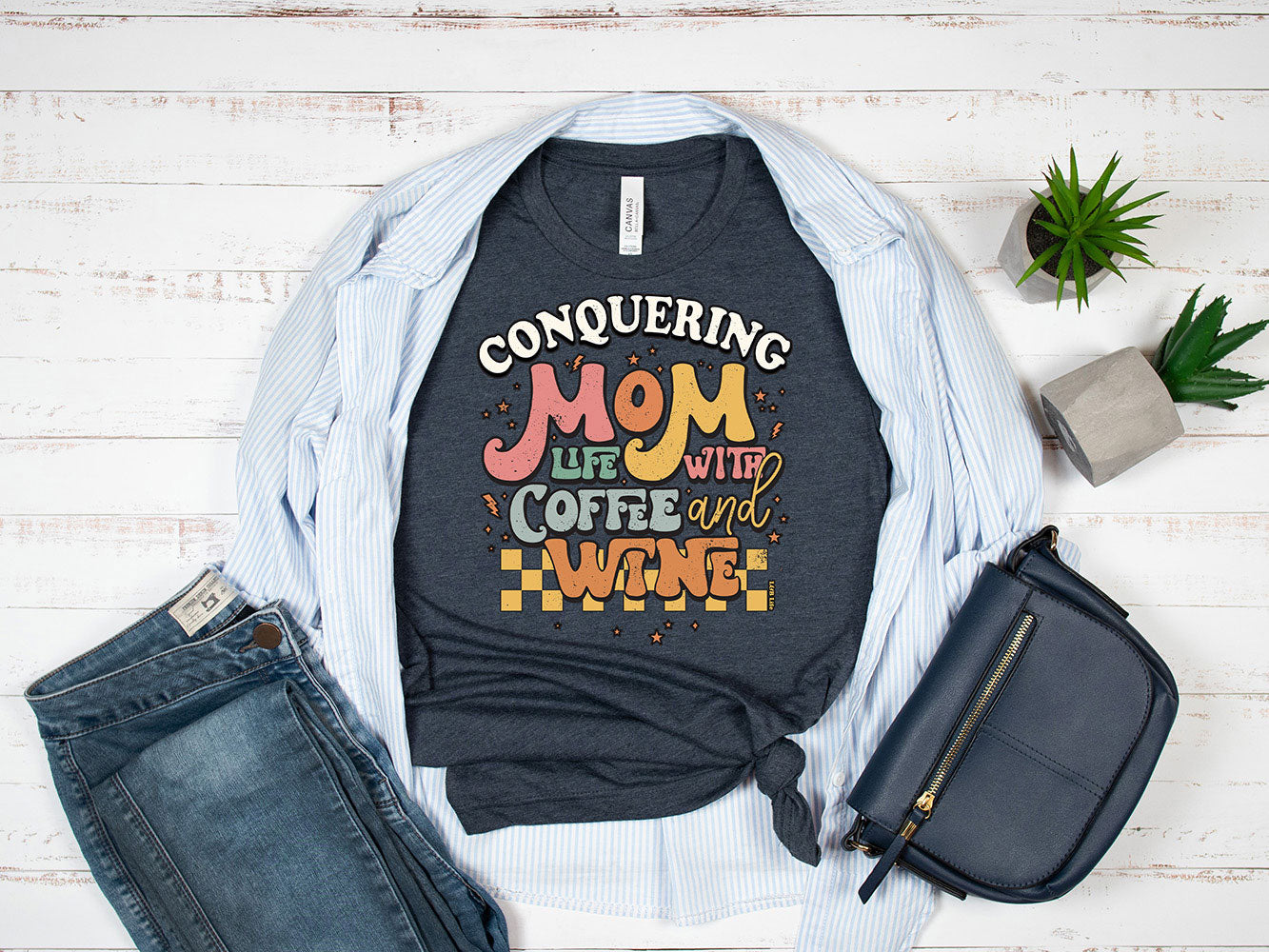 Conquering Mom Life Tee