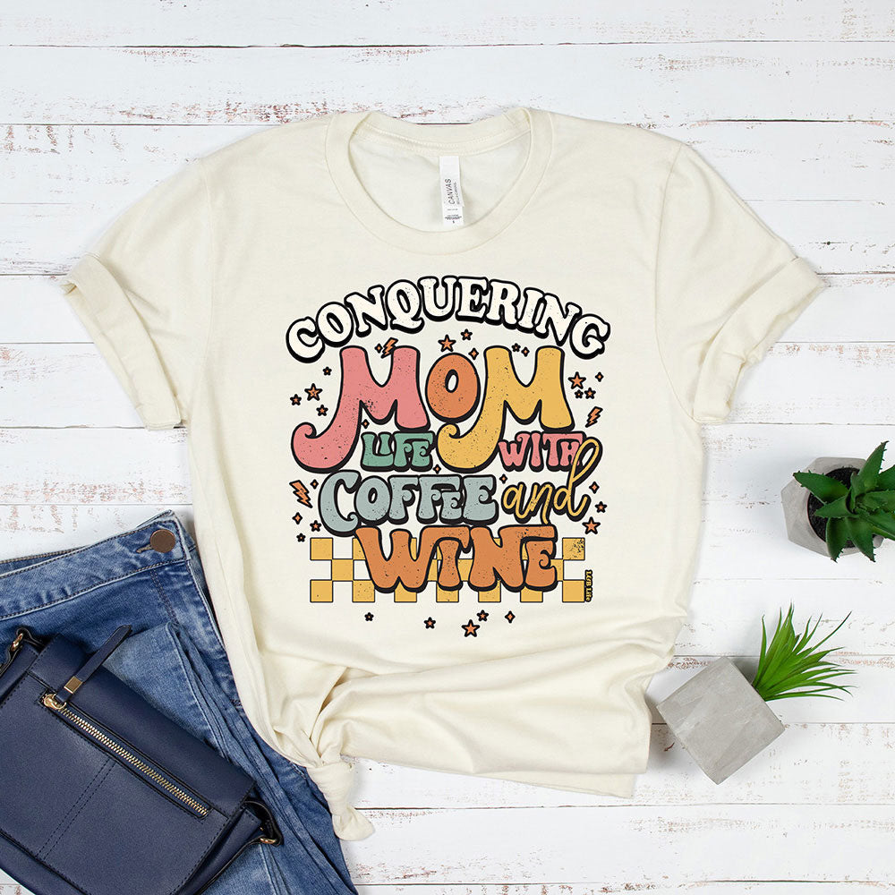 Conquering Mom Life Tee