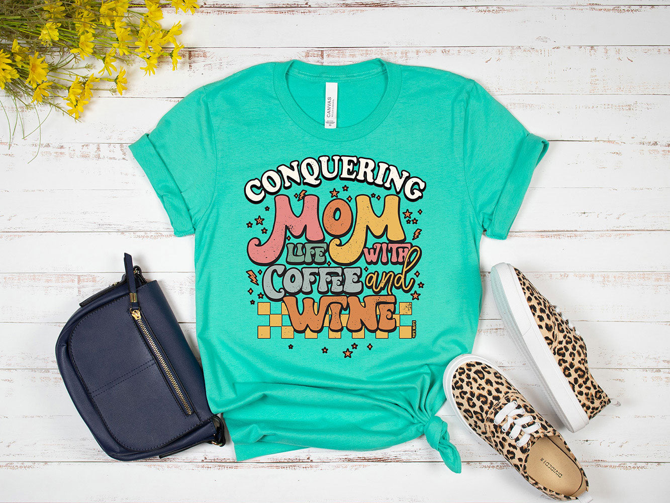 Conquering Mom Life Tee