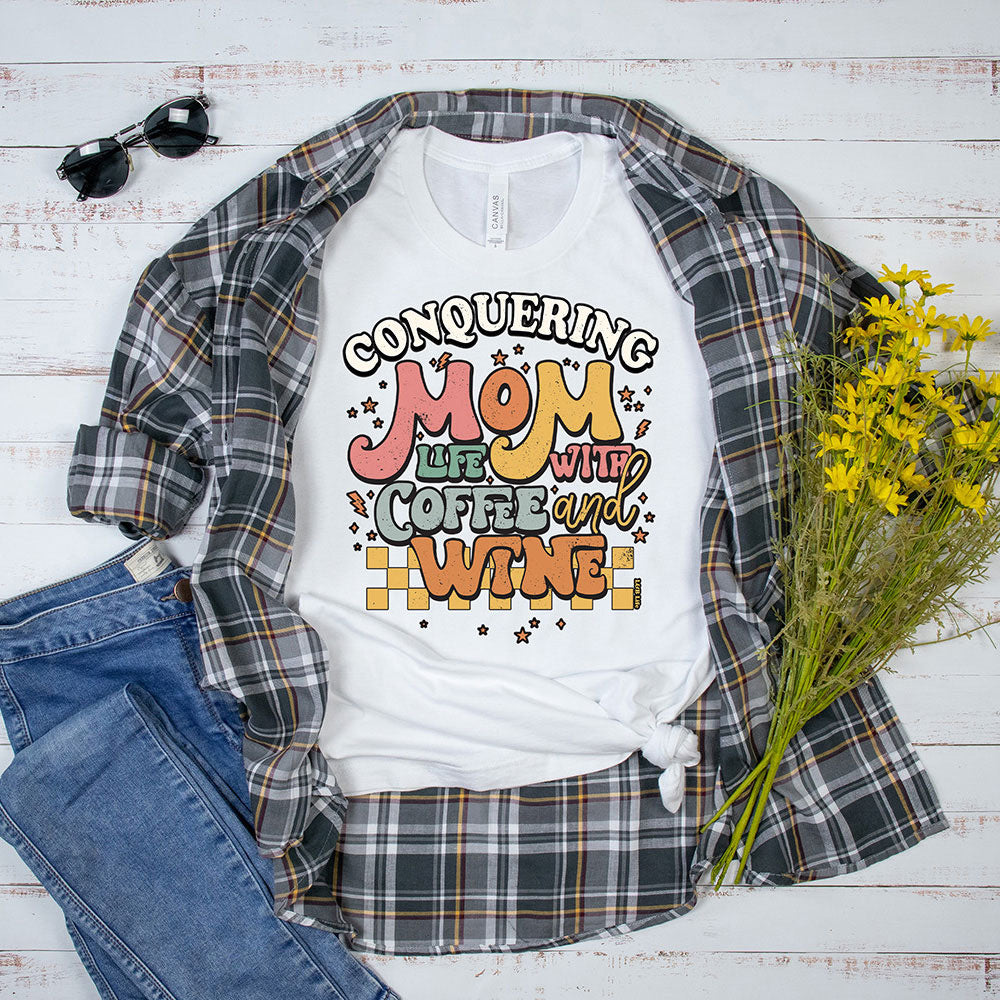 Conquering Mom Life Tee