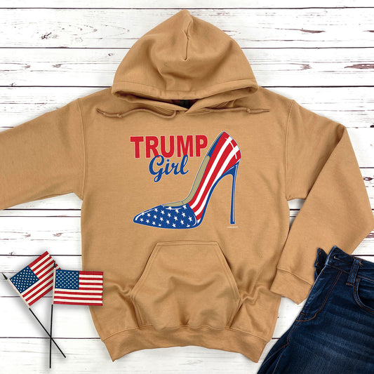 Trump Girl Hooded Sweatshirt