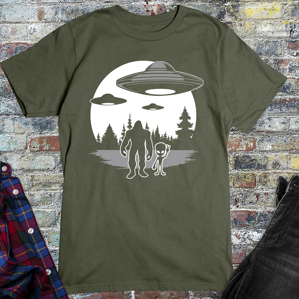 Bigfoot Alien T-Shirt