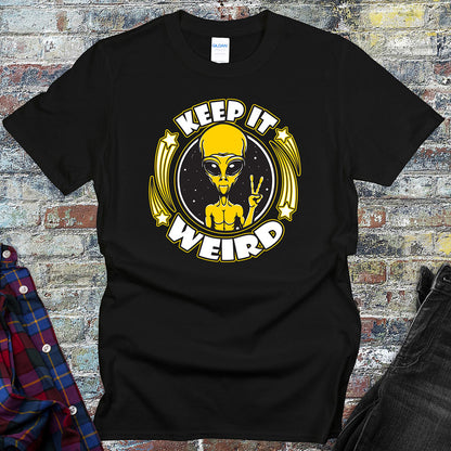 Keep It Weird Alien T-Shirt