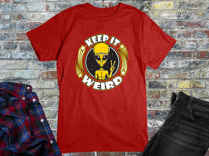 Keep It Weird Alien T-Shirt