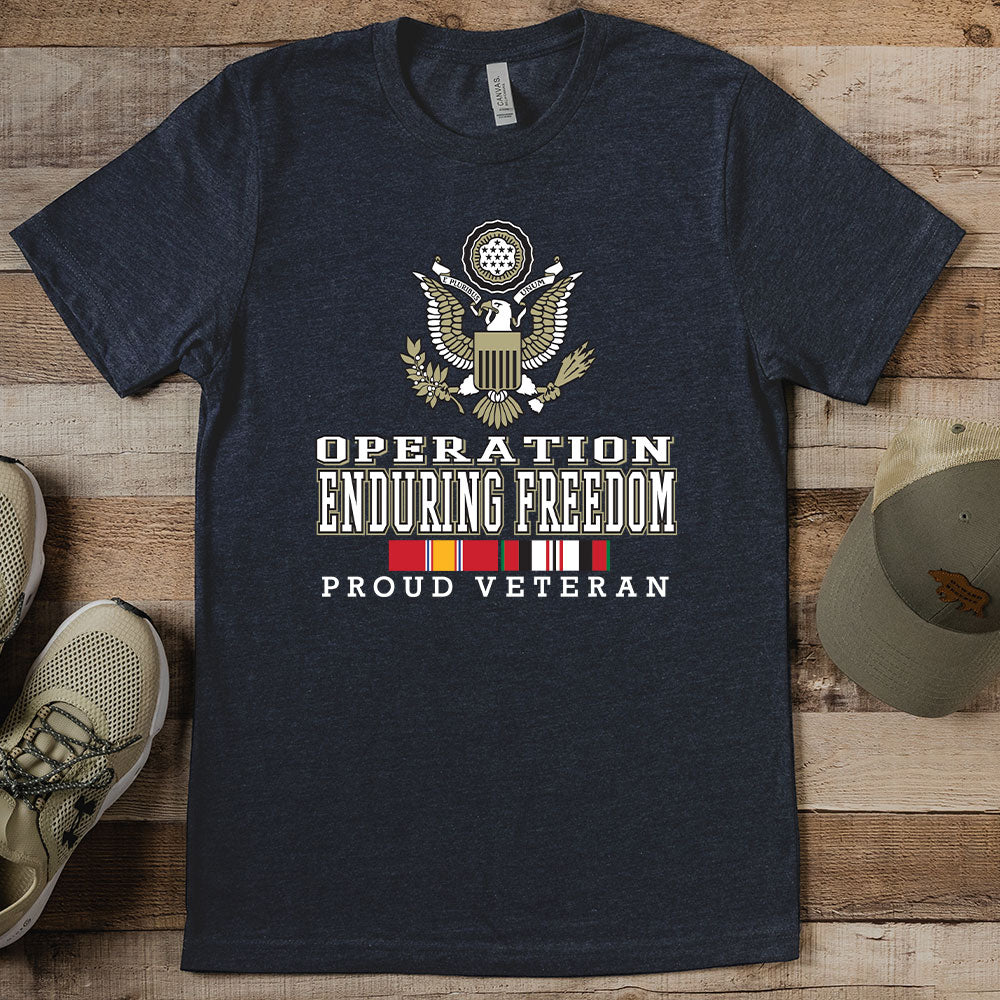 Veteran Eagle - Enduring Freedom T-shirt