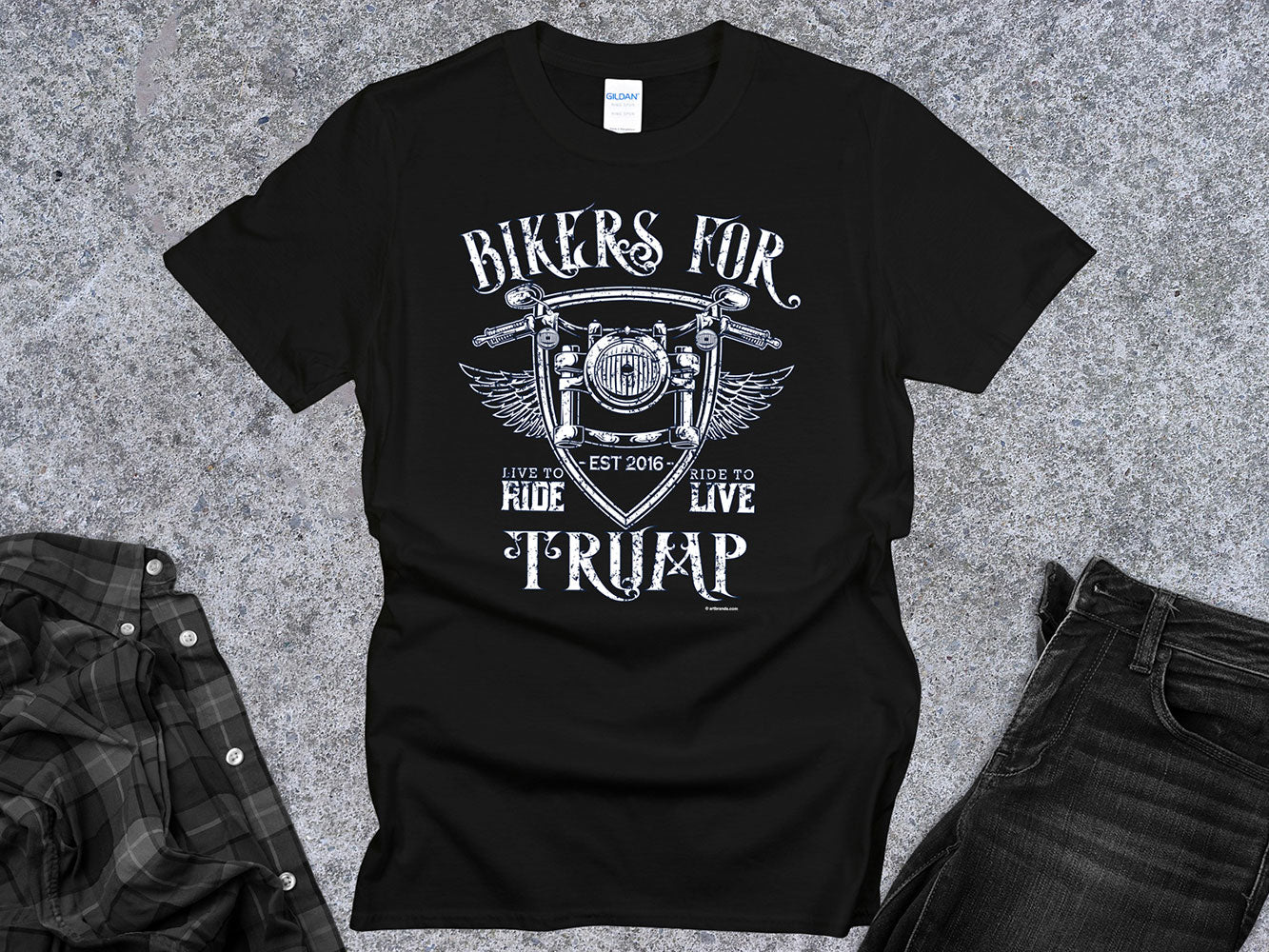 Bikers For Trump T-shirt