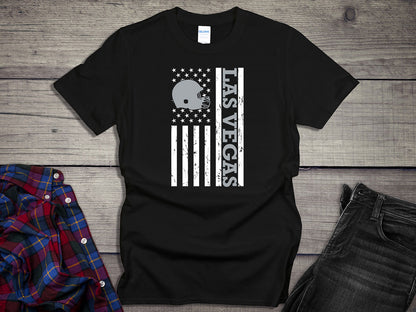 Las Vegas Football Flag T-shirt