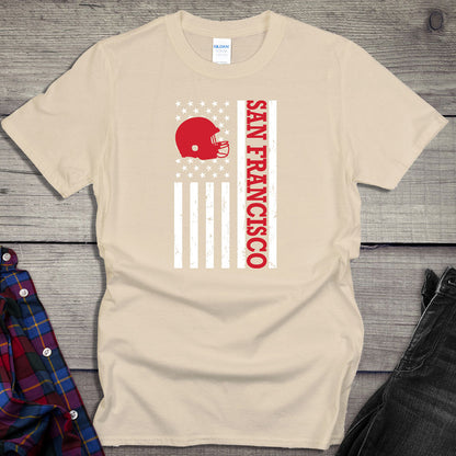 San Francisco Football Flag T-shirt