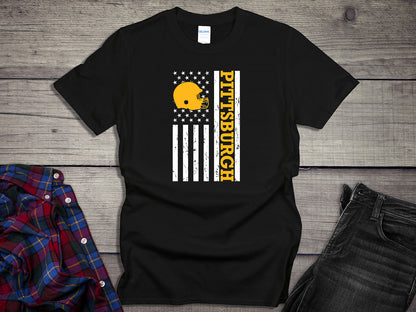 Pittsburgh Football Flag T-shirt