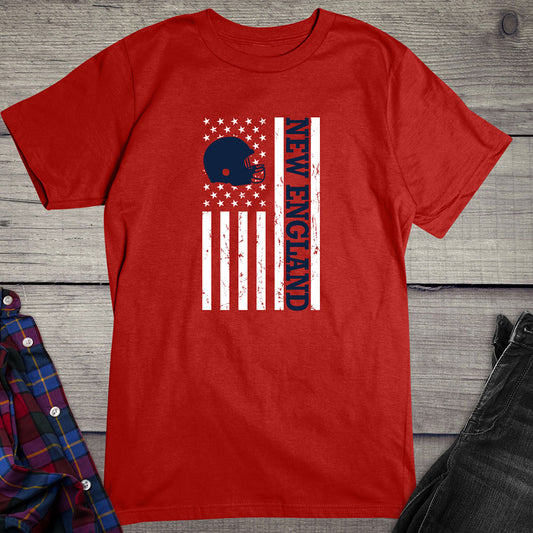 New England Football Flag T-shirt