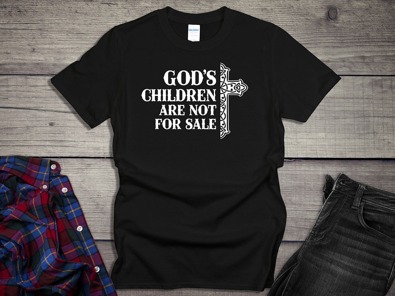 God's Children Cross T-shirt