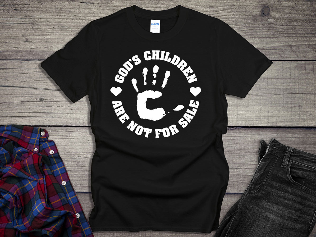 God's Children Handprint T-shirt