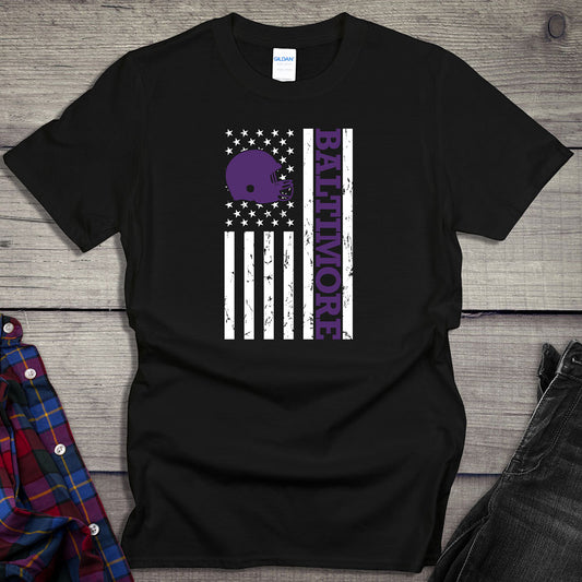 Baltimore Football Flag T-shirt