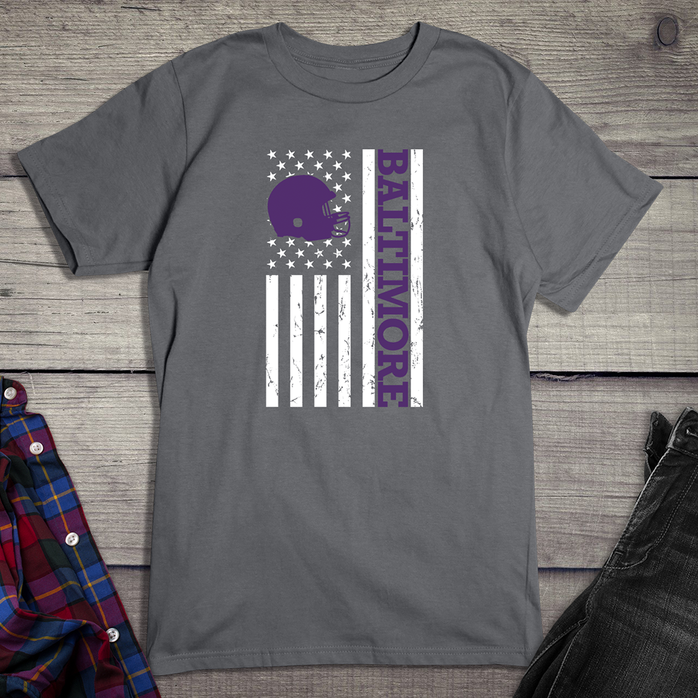 Baltimore Football Flag T-shirt