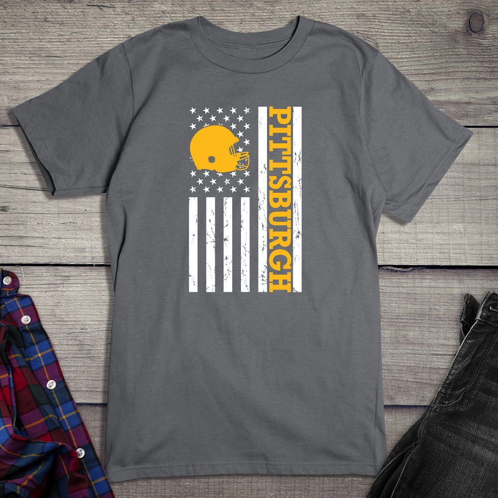 Pittsburgh Football Flag T-shirt