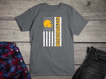 Pittsburgh Football Flag T-shirt